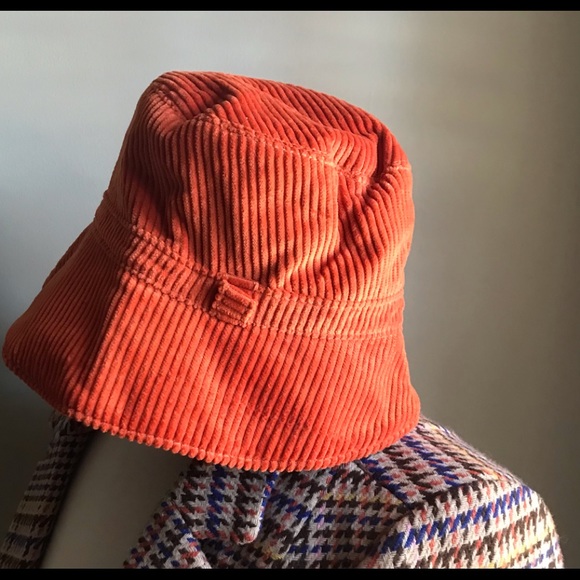 Burnt orange Corduroy bucket hat! Such a great accessory! - Picture 3 of 6